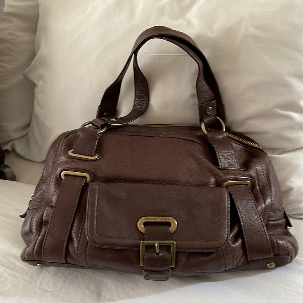 Vintage Michael Kors Brown Leather Bag